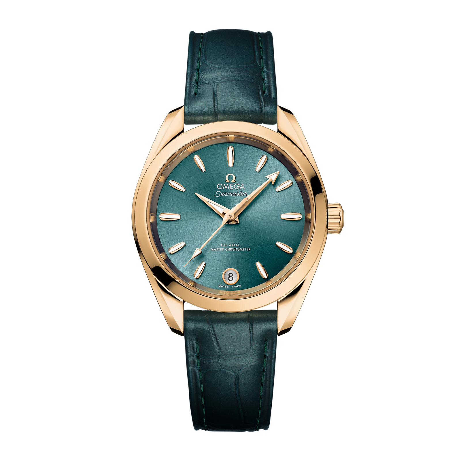 c0ab2cdf0e05908ec7c74852d3030eed.png Aqua Terra Yellow Gold Green Dial 34mm - Image 1