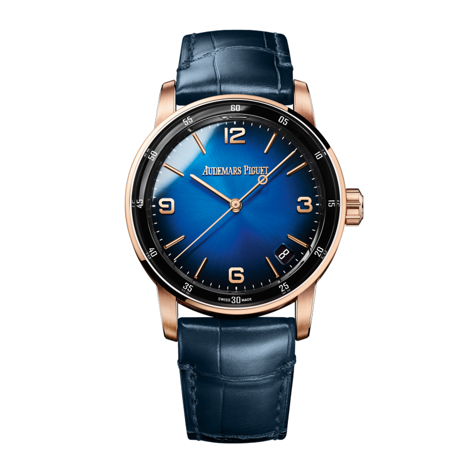 c72b37186580a1a484419e8e54d29bf7.png Code 11.59 Rose Gold Blue Dial 41mm - Image 1