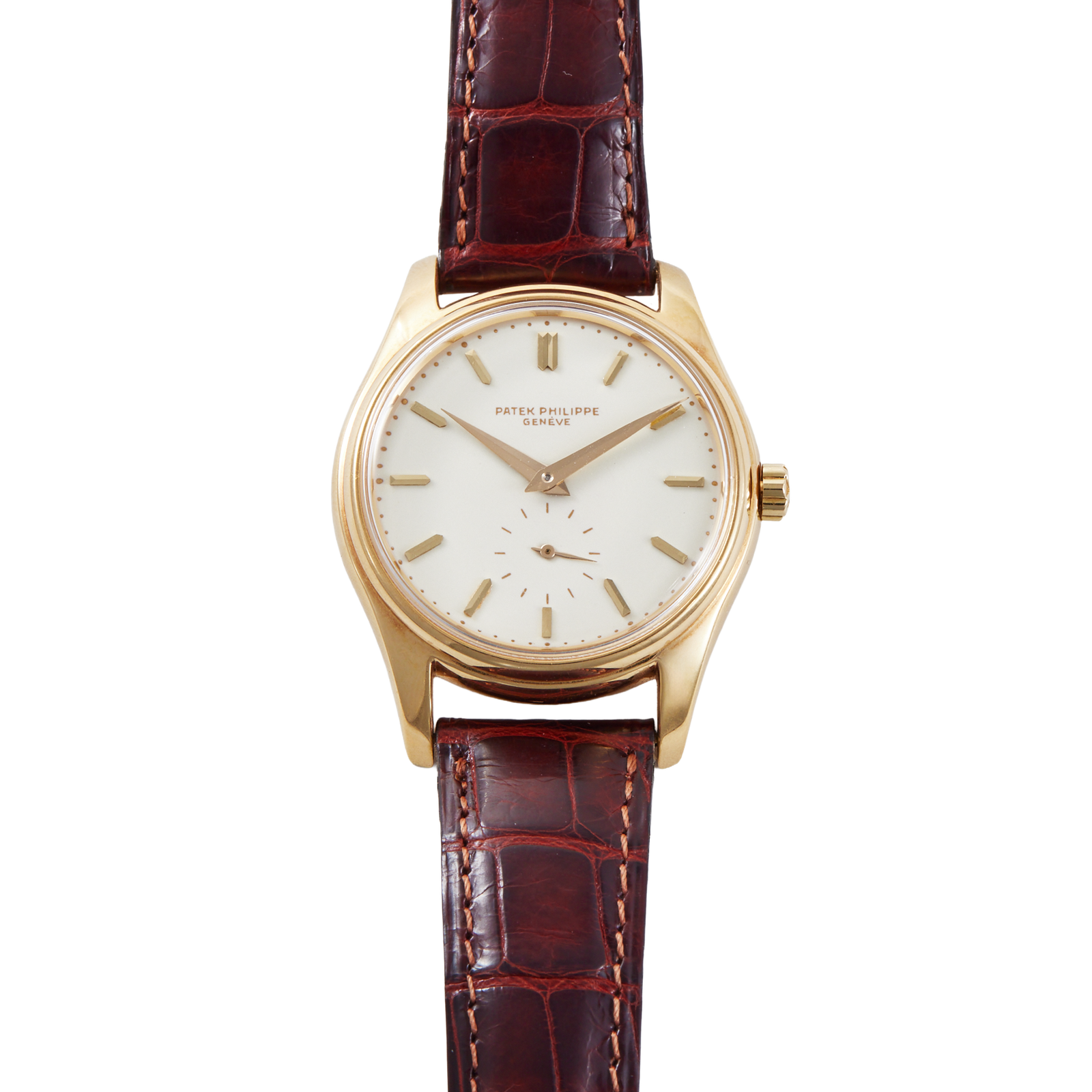 c835811b97d810e9de21eb111d9ac21f.png Vintage Calatrava Yellow Gold White Dial 36mm - Image 1