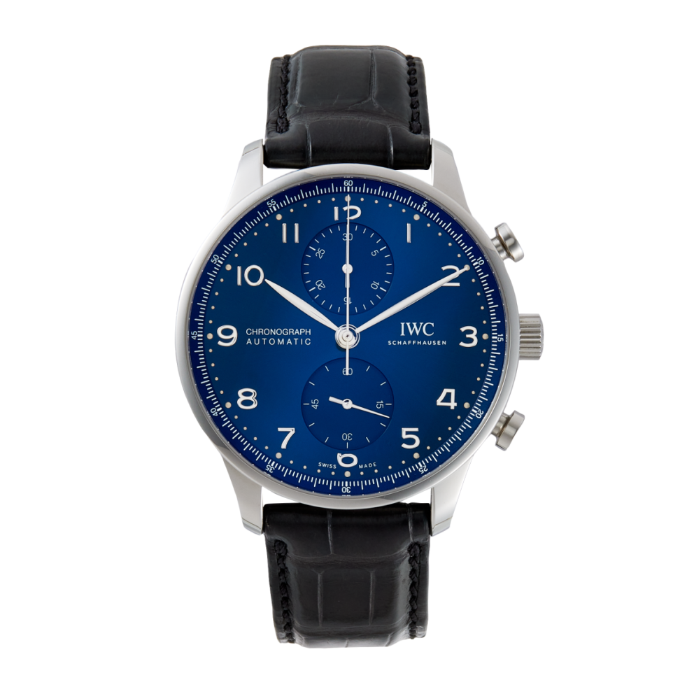 c966517cff080e814bd55f5f4a185eda.webp Portugieser Chronograph Steel Blue Dial 41mm - Image 1