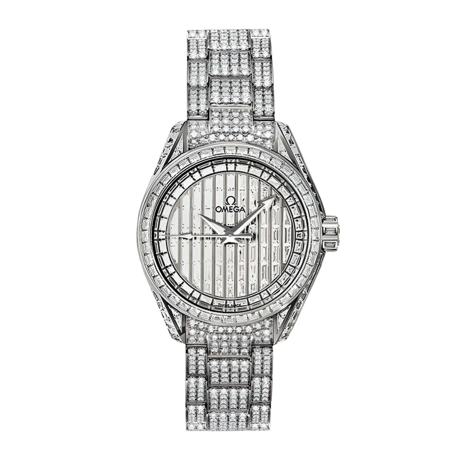 cefa36a4883003aed09ab47f3a21e0a6.png Aqua Terra White Gold Paved Dial 30mm - Image 1