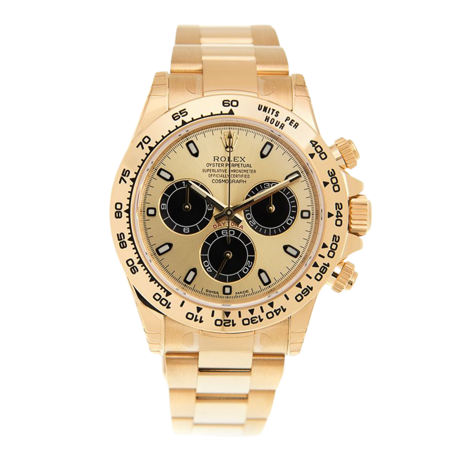 d488798496980df2214c6f5ea866ff08.png Daytona Yellow Gold Champagne Dial 40mm - Image 1