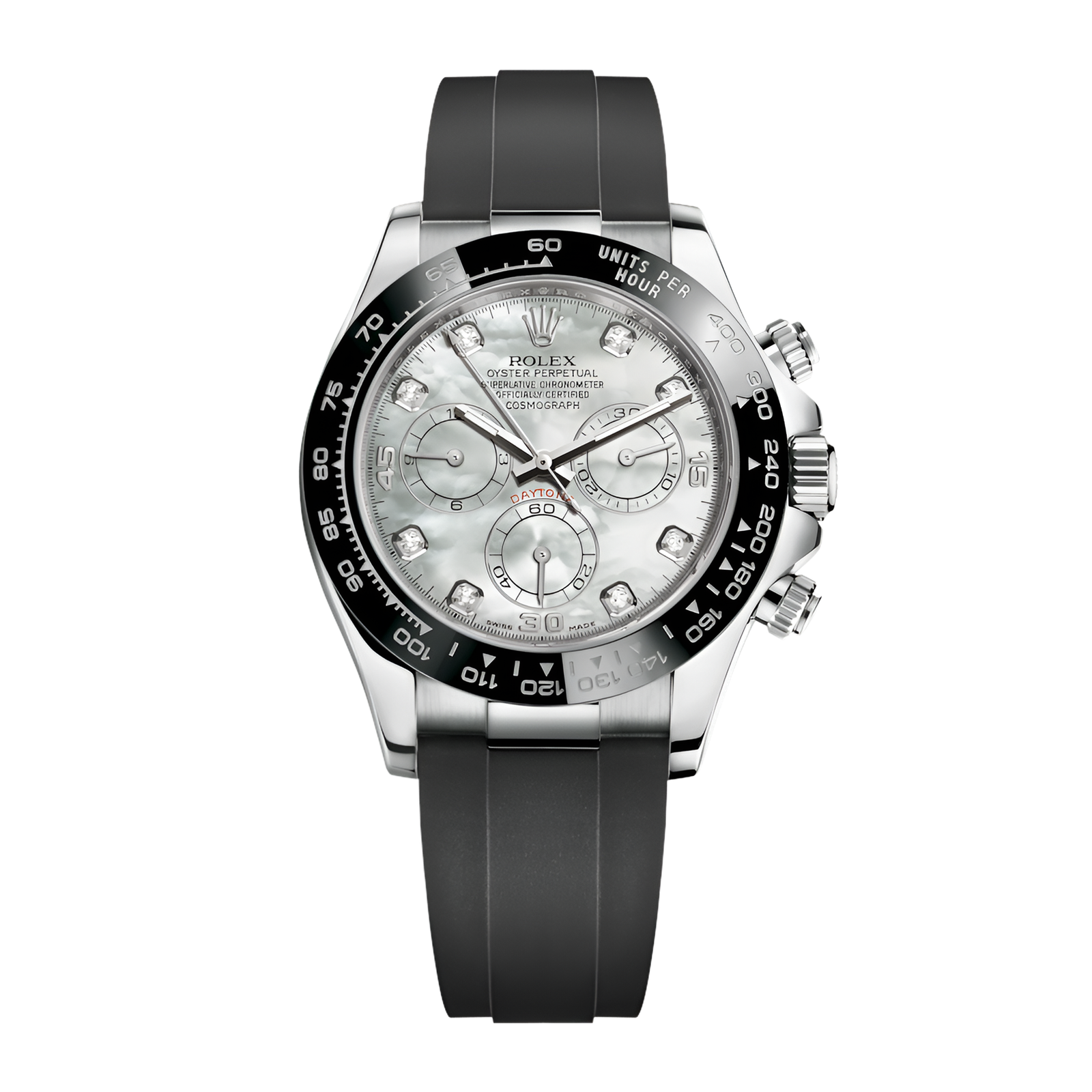 d67c046076197fc7f9cfbaedb6ee3293.png Daytona White Gold Mother of Pearl Dial 40mm - Image 1