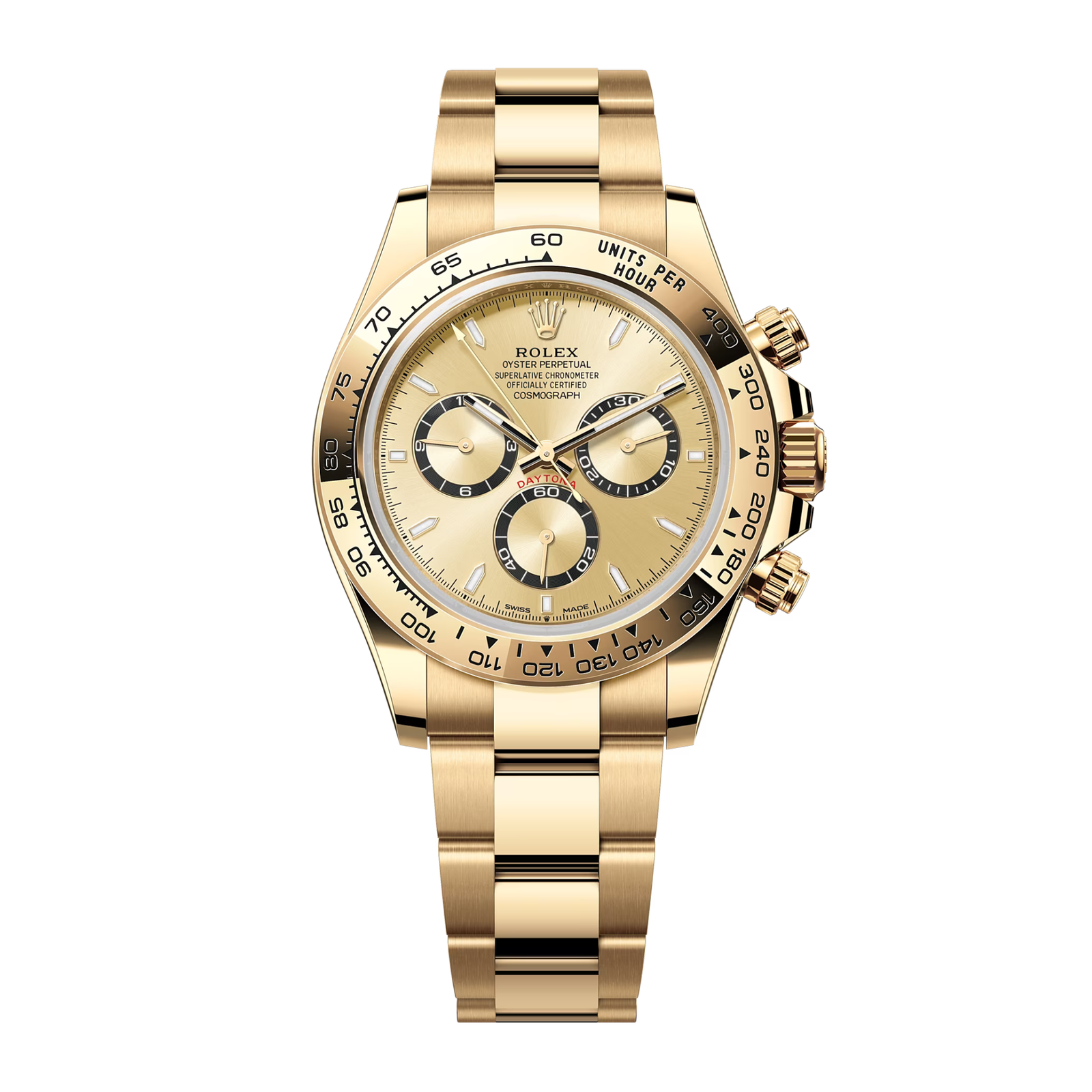 d80430e7854a92ff2f57362652eb85fb.png Daytona Yellow Gold Champagne Dial 40mm - Image 1