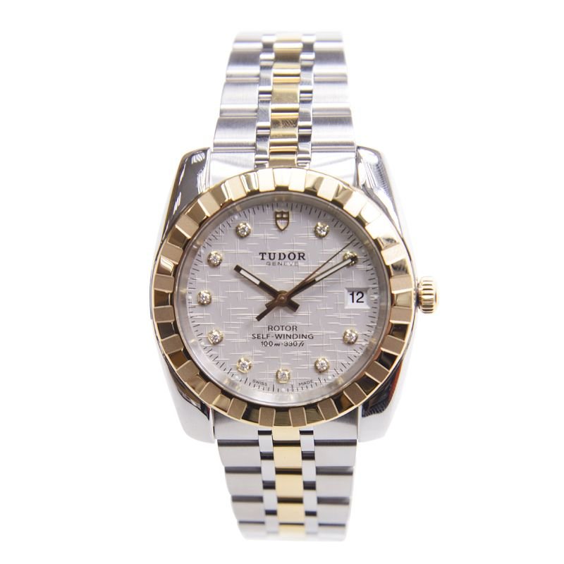 d9be872697ab1e86544f31b69ff1c5bc.jpg Classic Yellow Gold & Stainless Steel White Dial 38mm - Image 1