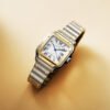 Santos de Cartier Yellow Gold & Steel White Dial 35mm - Image 2