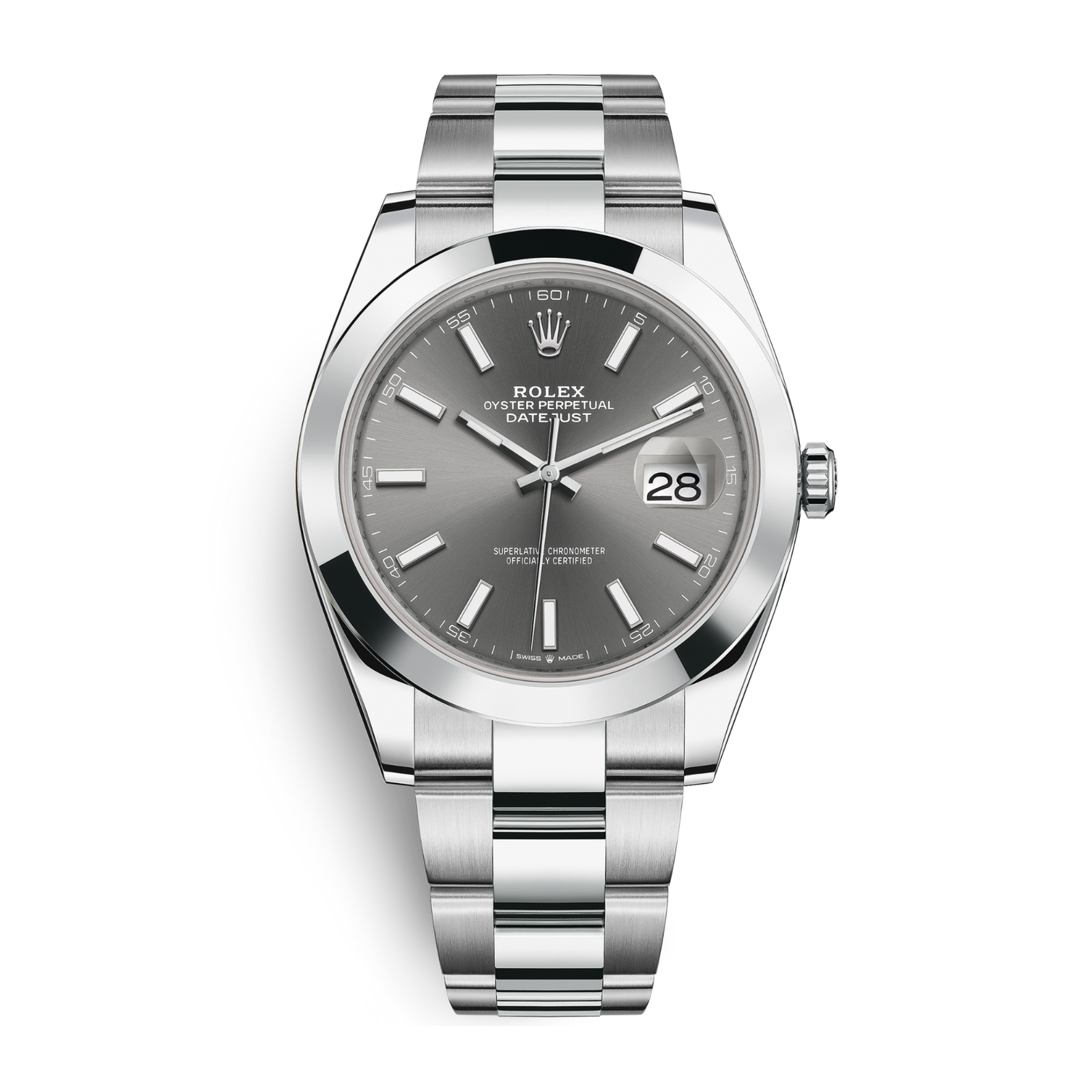 e2301415cc2a9ff5137ffe985bd9d064.png Datejust Steel Grey Dial 41mm - Image 1