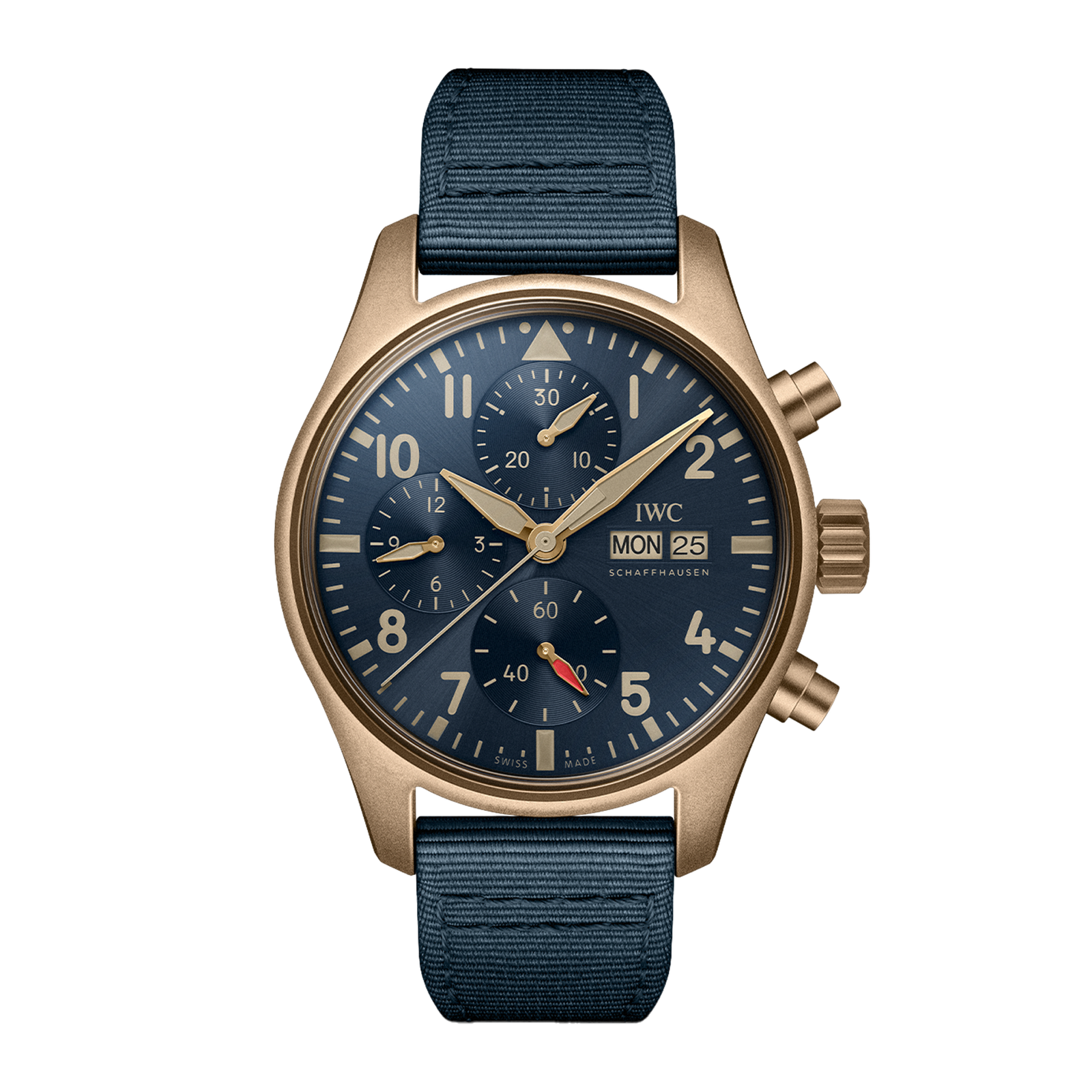 e60a413b8c85e6b8b24792987a96819a.png Pilot's Watch Chronograph Bronze Blue Dial 41mm - Image 1