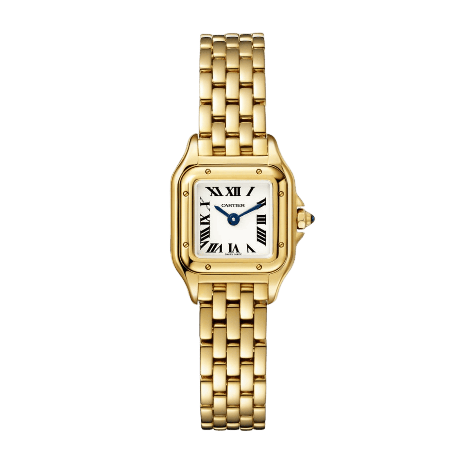 e71056b1b7706f6691be2481a9634567.png Panthère de Cartier Yellow Gold Silver Dial 19mm - Image 1