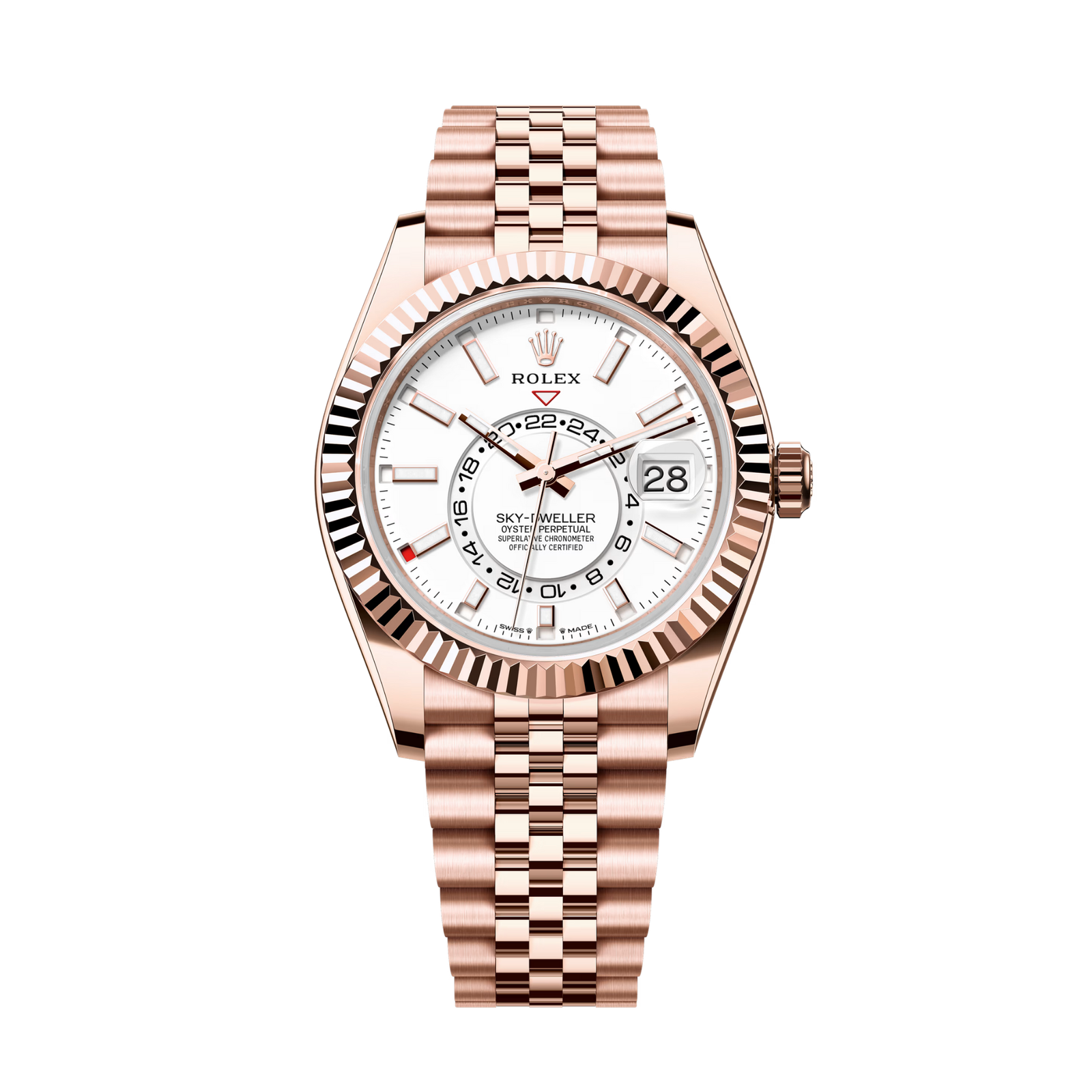 e7a751b5b2620ed3887ae45379718aec.png Sky-Dweller Rose Gold White Dial 42mm - Image 1