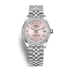Datejust Steel Diamond Jubilee Pink Dial 31mm