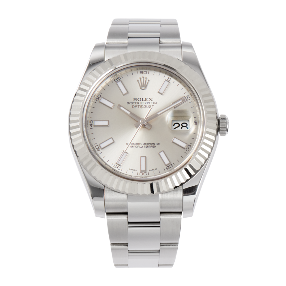 f78cbbc62b4993cefec52a9385e61614.webp Datejust II Steel Silver Dial 41mm - Image 1
