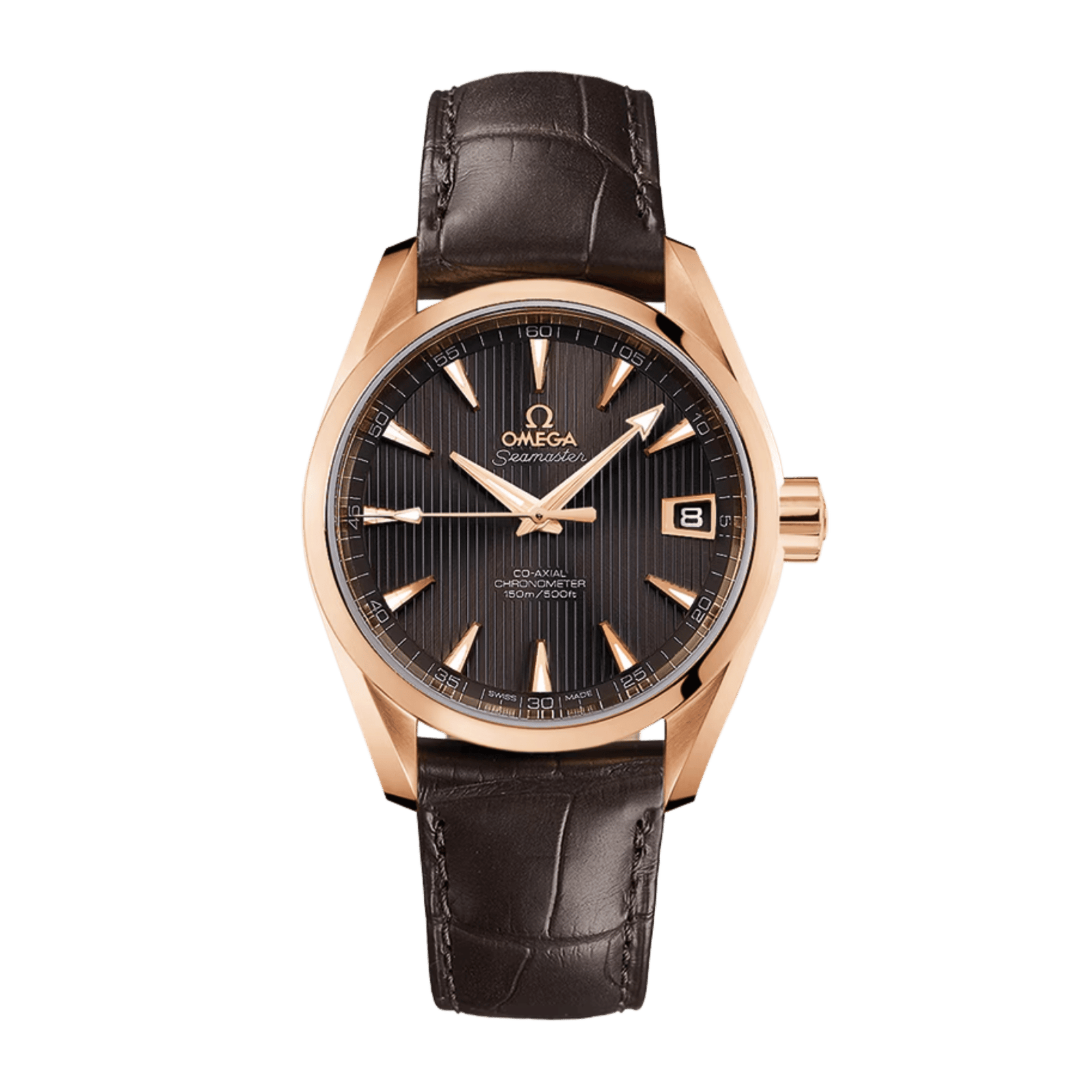 fb3cdb7585cf1af1a641e77c7c6d6d30.png Aquaterra Rose Gold Grey Dial 38mm - Image 1